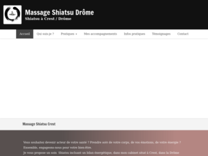 Massage Shiatsu Drome Crest, Shiatsu